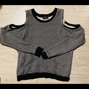 Sweater with Shoulder Cutouts!